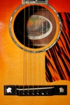 Ruby soundhole with custom inlay