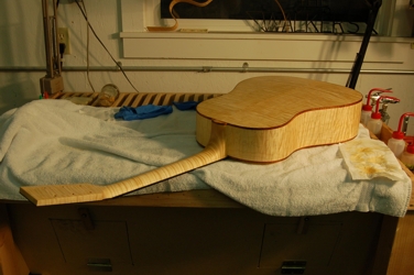 Guitar in process